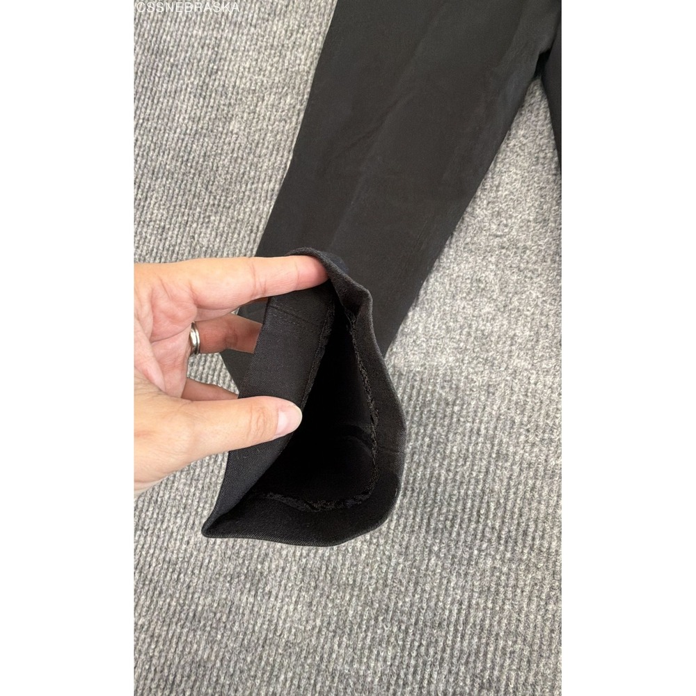 Chico's Black Women's Flat Front Dress Pants - Size 4R - Picture 4 of 10